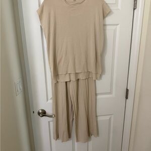Elegant Cream Women's Jumpsuit